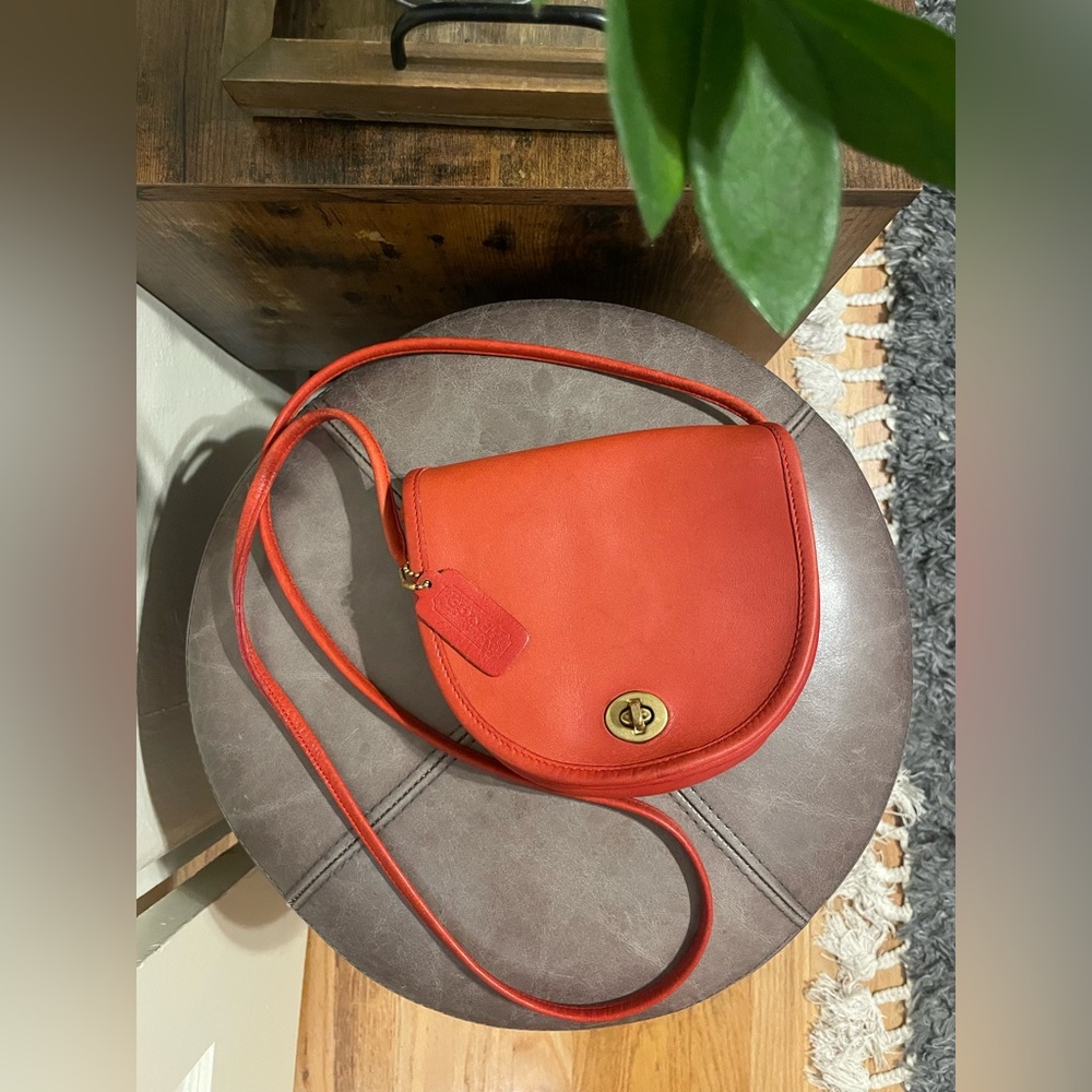 SOLD - Vintage NYC Coach Mini Bag #9825 in Red ❤️